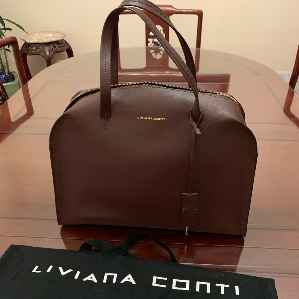 NWOT Liviana Conti Leather  Handbag